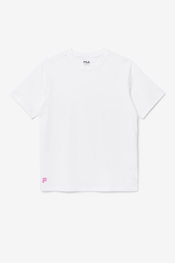 Fila T-Shirt Mens White Vinny - Ireland 79268-ZCQK